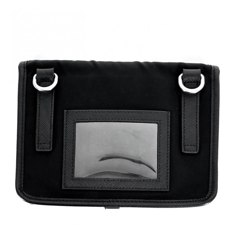 Prada Shoulder Bag Unisex Triangle Logo Pochette Shoulder Crossbody Men's