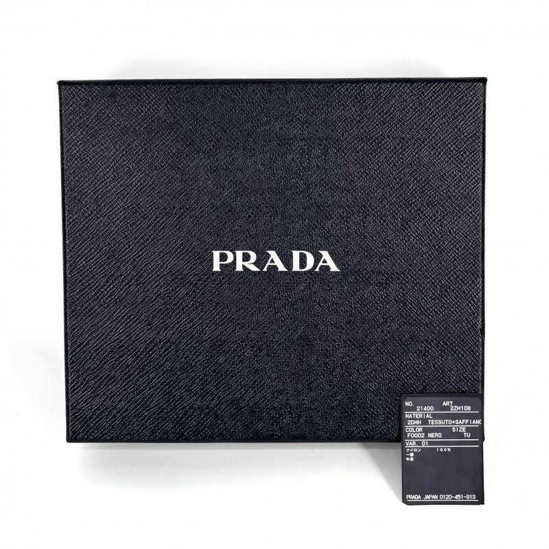 Prada Shoulder Bag Unisex Triangle Logo Pochette Shoulder Crossbody Men's