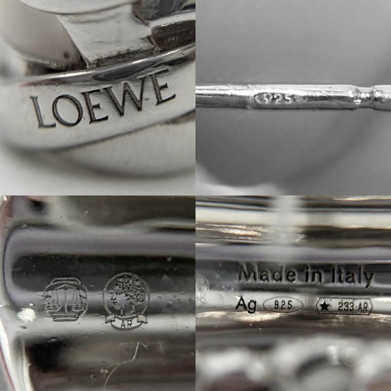 Loewe Earrings Women's Nest Hoop Earrings Small Accessories - Ag925 Loewe Star