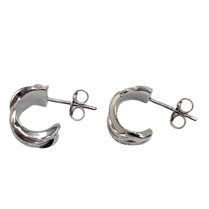 Loewe Earrings Women's Nest Hoop Earrings Small Accessories - Ag925 Loewe Star