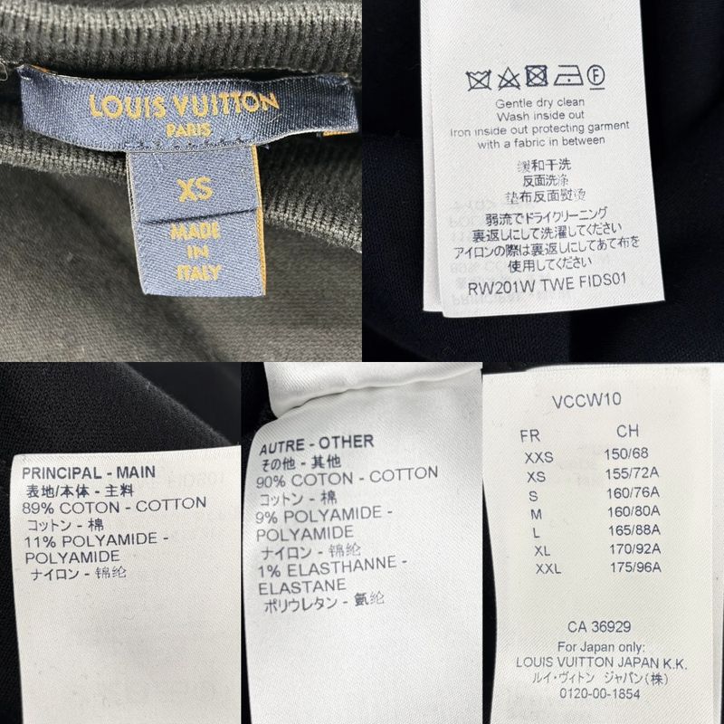Louis Vuitton One Piece Women's 2WAY Sweat One Piece Logo Clothes Apparel Louis