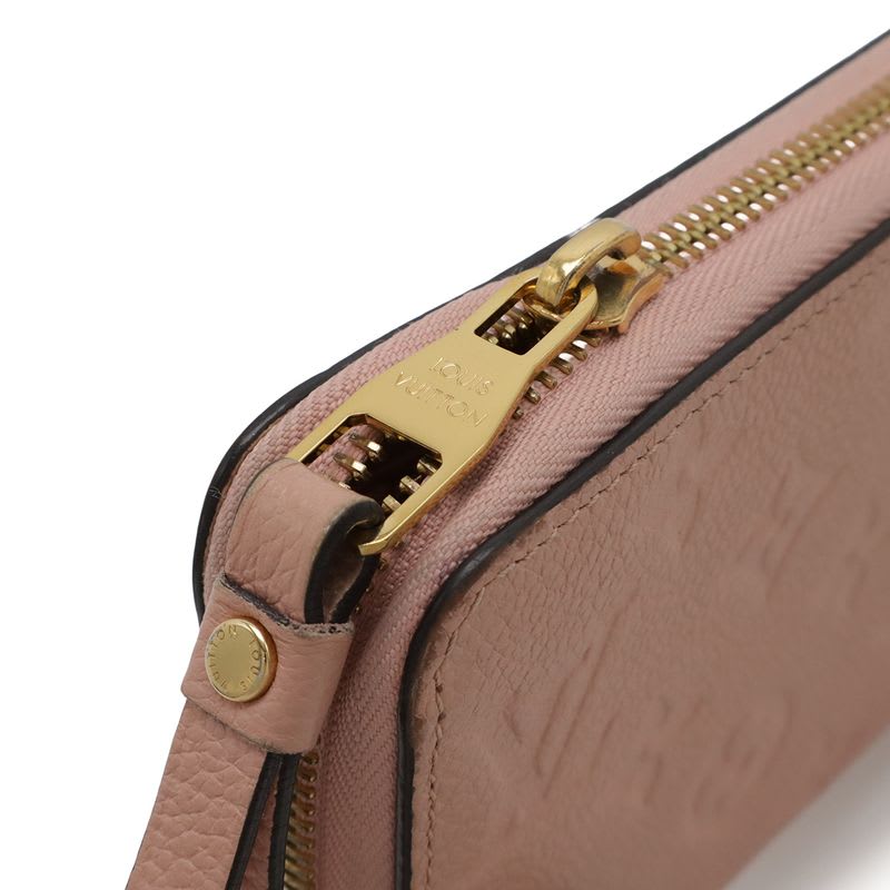 Louis Vuitton Monogram Empreinte Zippy Wallet Round Zipper Long Leather