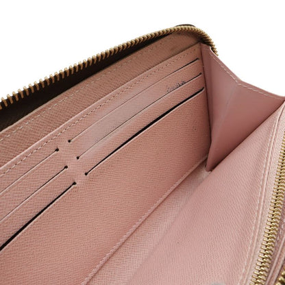 Louis Vuitton Monogram Zippy Wallet Round Zipper Long Rose Ballerine