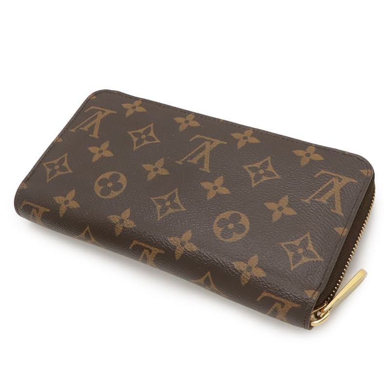 Louis Vuitton Monogram Zippy Wallet Round Zipper Long Rose Ballerine