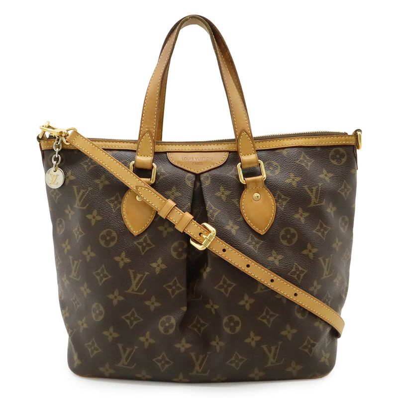 Louis Vuitton Monogram Palermo PM Tote Bag Handbag 2WAY Shoulder Bag Crossbody