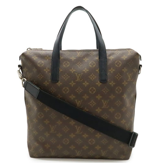 Louis Vuitton Monogram Macassar Kitan Tote Bag 2WAY Shoulder Bag Crossbody