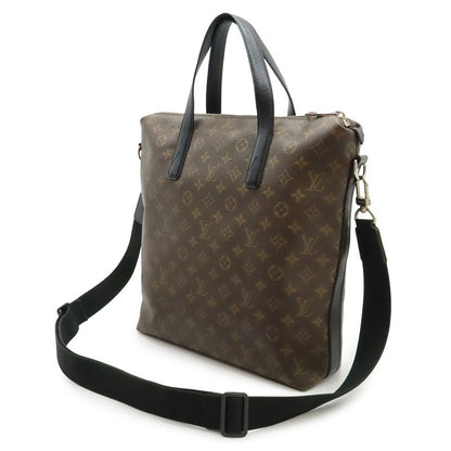 Louis Vuitton Monogram Macassar Kitan Tote Bag 2WAY Shoulder Bag Crossbody
