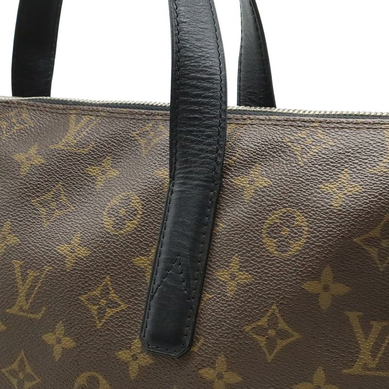Louis Vuitton Monogram Macassar Kitan Tote Bag 2WAY Shoulder Bag Crossbody