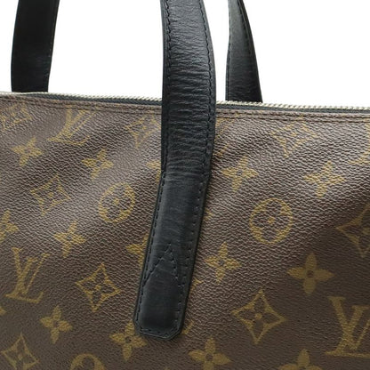 Louis Vuitton Monogram Macassar Kitan Tote Bag 2WAY Shoulder Bag Crossbody