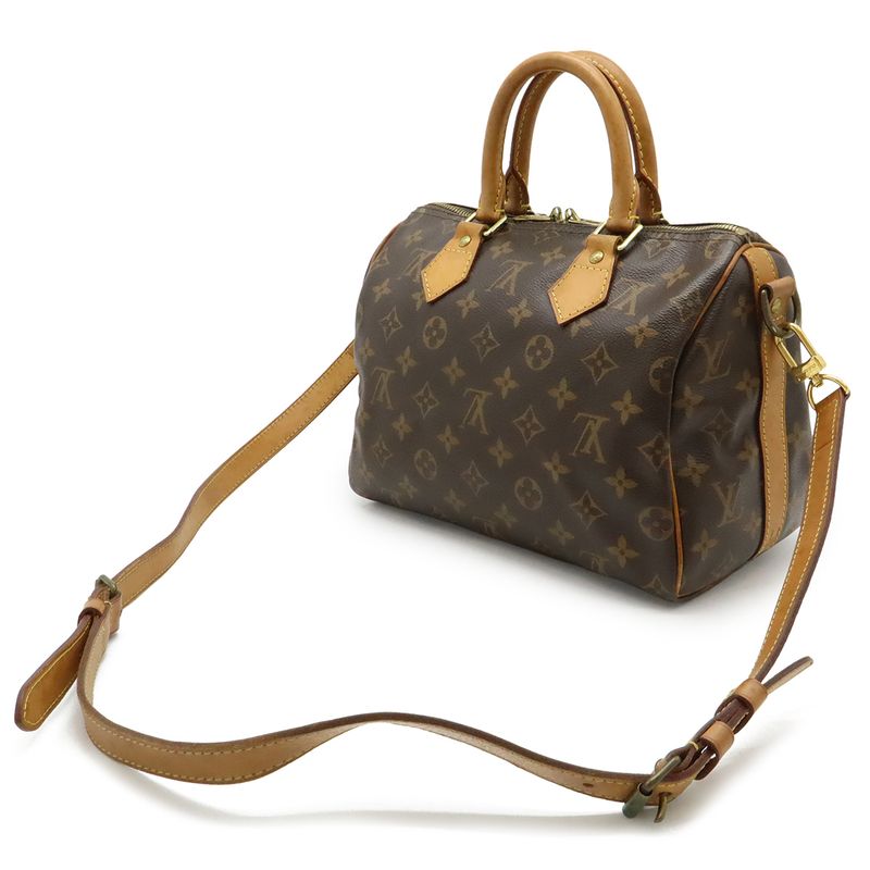 Louis Vuitton Monogram Speedy Bandouliere 25 Handbag Mini Boston Bag 2WAY