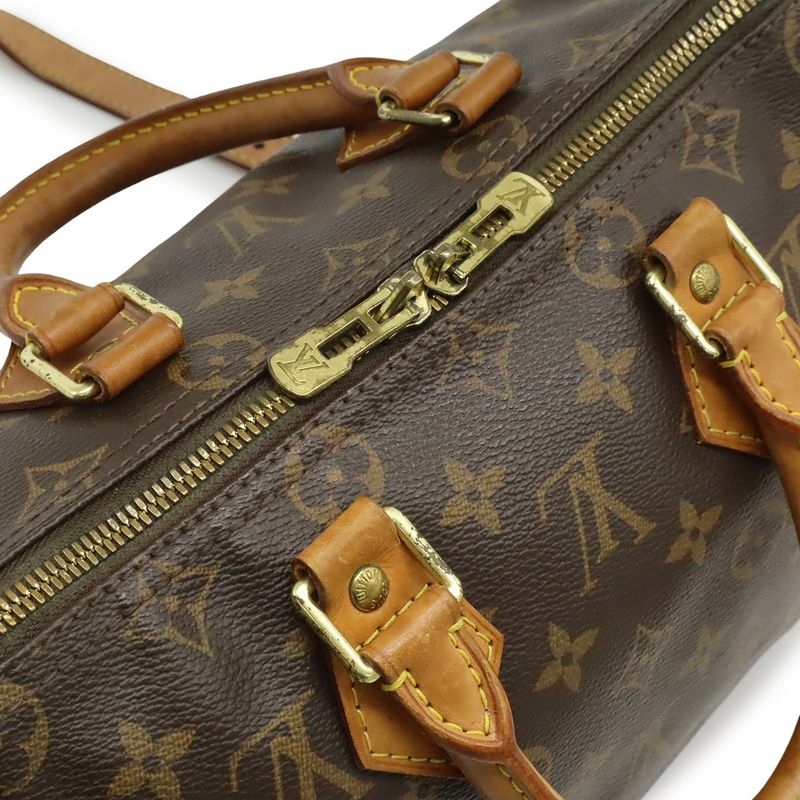 Louis Vuitton Monogram Speedy Bandouliere 25 Handbag Mini Boston Bag 2WAY