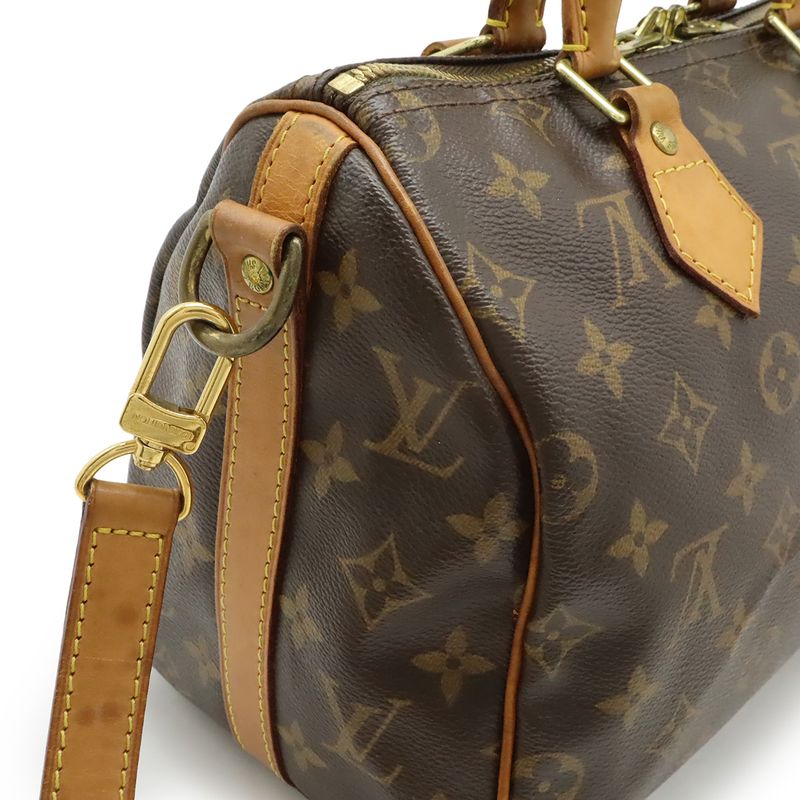 Louis Vuitton Monogram Speedy Bandouliere 25 Handbag Mini Boston Bag 2WAY