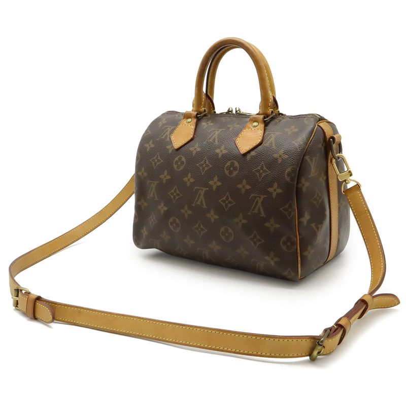 Louis Vuitton Monogram Speedy Bandouliere 25 Handbag Mini Boston Bag 2WAY