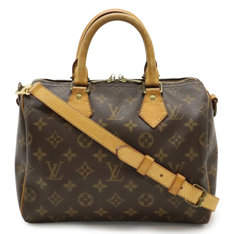 Louis Vuitton Monogram Speedy Bandouliere 25 Handbag Mini Boston Bag 2WAY
