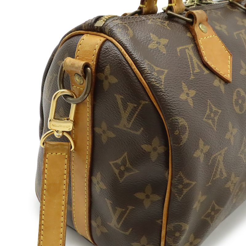 Louis Vuitton Monogram Speedy Bandouliere 25 Handbag Mini Boston Bag 2WAY
