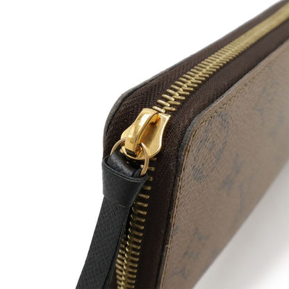 Louis Vuitton Monogram Reverse Portefeuille Clemence Round Zipper Long Wallet