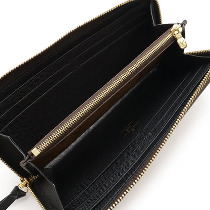 Louis Vuitton Monogram Reverse Portefeuille Clemence Round Zipper Long Wallet