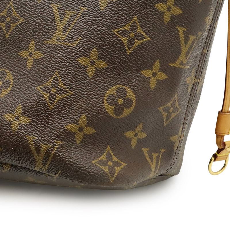 Louis Vuitton Monogram Neverfull MM Tote Bag Large Tote Shoulder Bag Shoulder