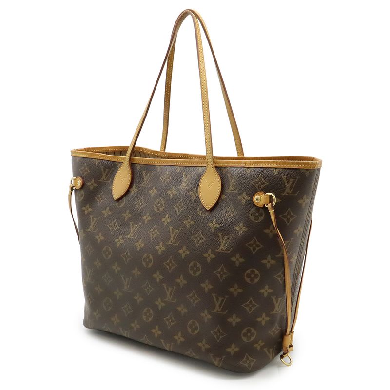 Louis Vuitton Monogram Neverfull MM Tote Bag Large