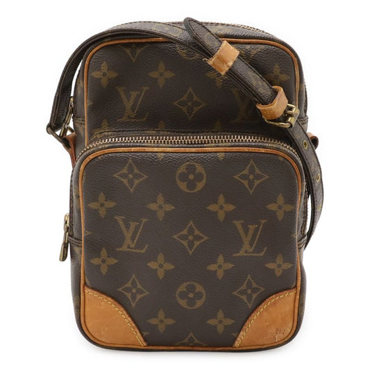 Louis Vuitton Monogram Amazon Shoulder Bag Pochette Crossbody No Stickiness