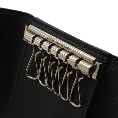 Louis Vuitton Damier Graphite Multicles 6 key Case Silver Hardware
