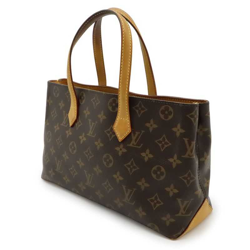 Louis Vuitton Monogram Wilshire PM Handbag Tote Bag M40595