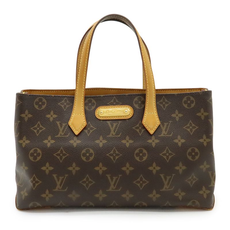 Louis Vuitton Monogram Wilshire PM Handbag Tote Bag M40595
