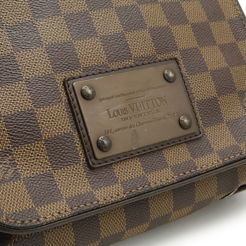 Louis Vuitton Damier Brooklyn PM Shoulder Bag Crossbody N51210
