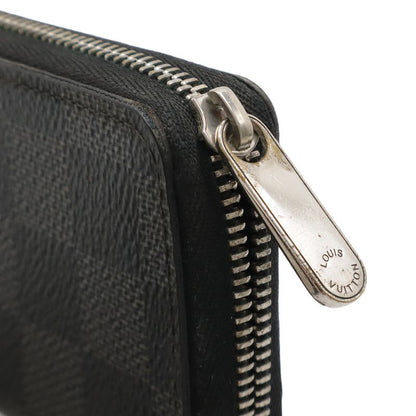 Louis Vuitton Damier Graphite Zippy Coin Purse Round Zipper Case