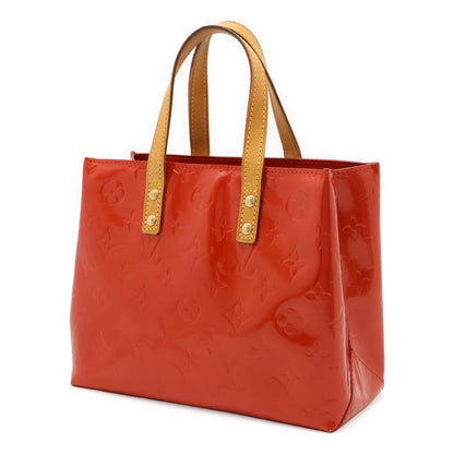 Louis Vuitton Monogram Vernis Lead PM Handbag Mini Tote Bag Rouge Red M91088