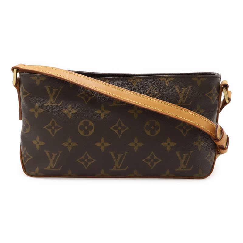 Louis Vuitton Monogram Trotter Shoulder Bag Pochette Crossbody M51240
