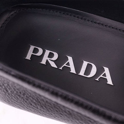 Prada Loafers Moccasins Triangle Logo Leather