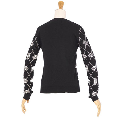 Hermes Cardigan 20 AW Knit All Over Pattern Cashmere