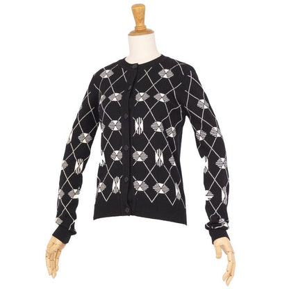 Hermes Cardigan 20 AW Knit All Over Pattern Cashmere