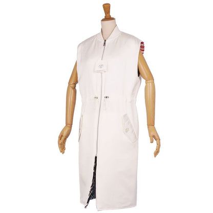 Hermes 23 SS Gilet Long Coat Sleeveless River