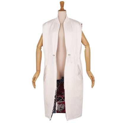 Hermes 23 SS Gilet Long Coat Sleeveless River