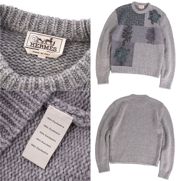 Hermes Knit 23 AW Sweater Pullover Cashmere