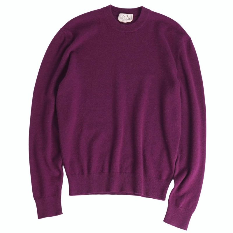 Hermes 23 AW Knit Sweater Crew Neck Maillot