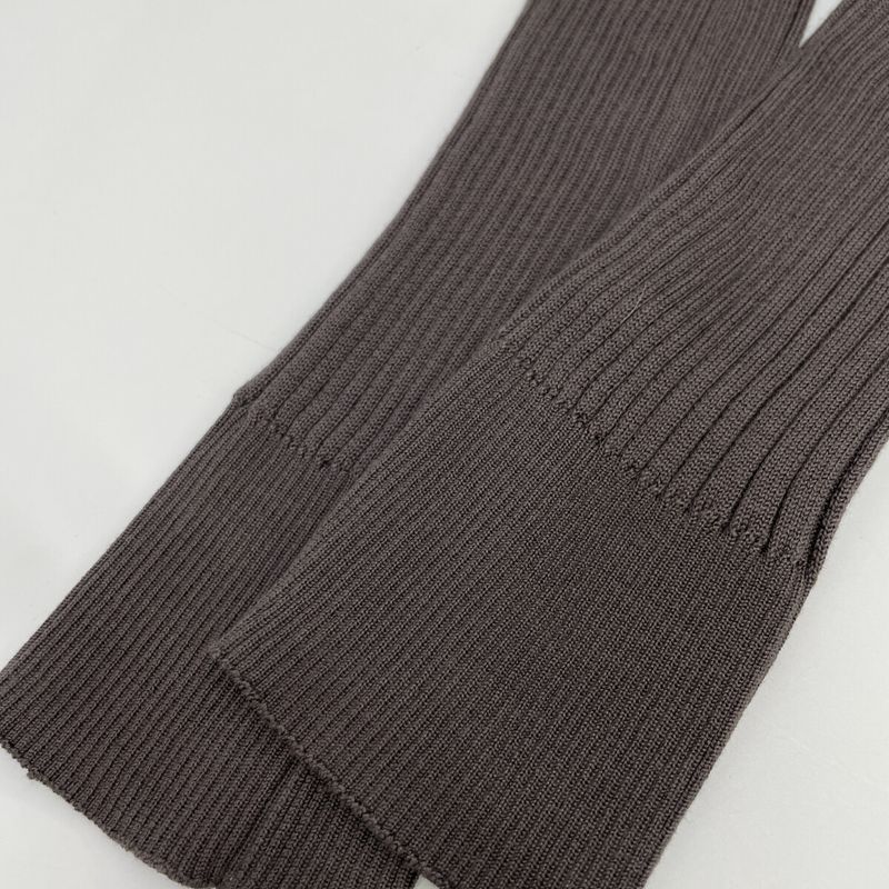 Chanel P40753k03011 Brown Coco Mark Rib Knit Long Cardigan 38