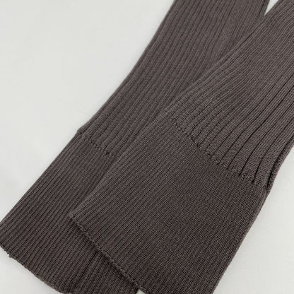 Chanel P40753k03011 Brown Coco Mark Rib Knit Long Cardigan 38