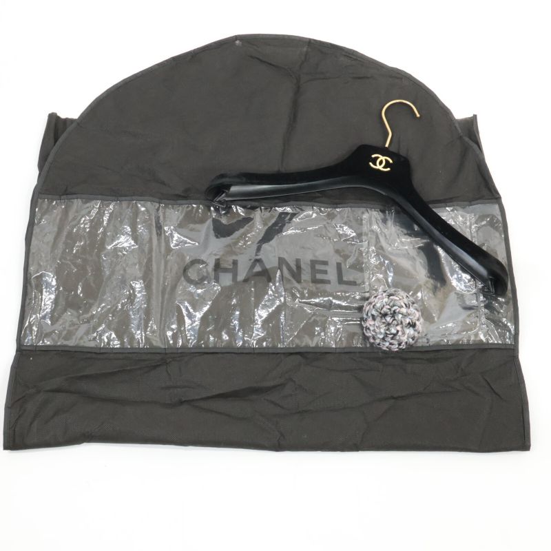 Chanel [domestic 03A P22295v13089 Cocomark Pyramid Studs Tweed No Color 38