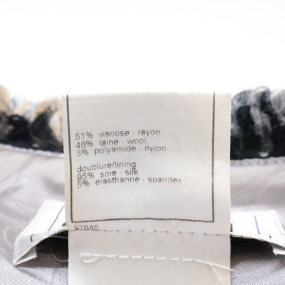 Chanel [domestic 03A P22295v13089 Cocomark Pyramid Studs Tweed No Color 38