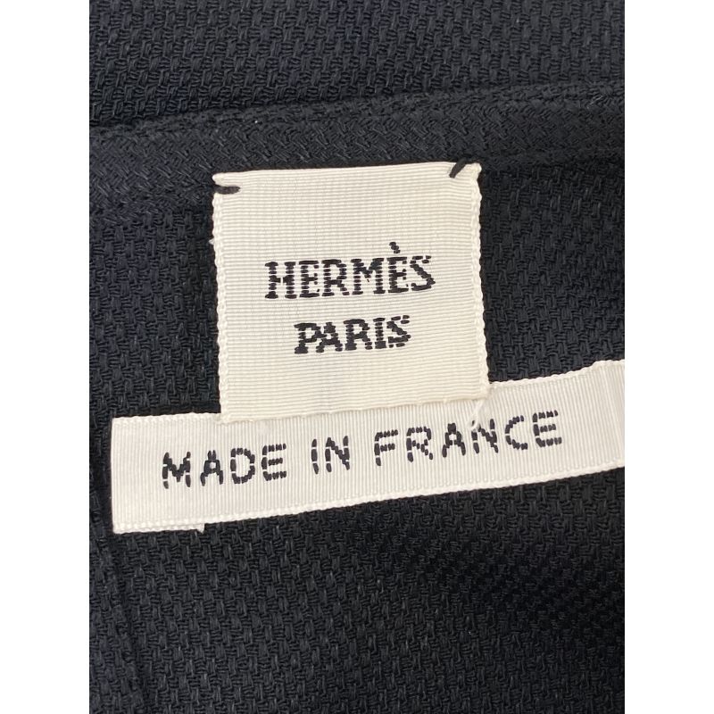 Hermes [same Domestic Rayon X Silk Sleeveless 34