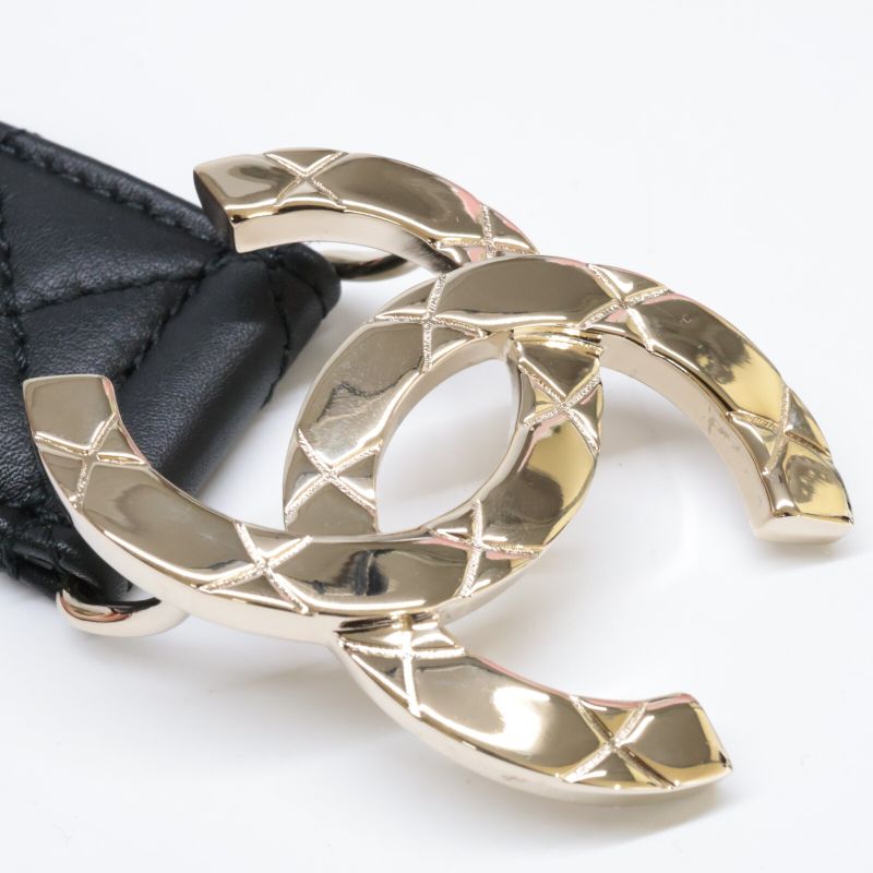 Same As Chanel B25 P Coco Mark Lambskin Matelasse 65 26