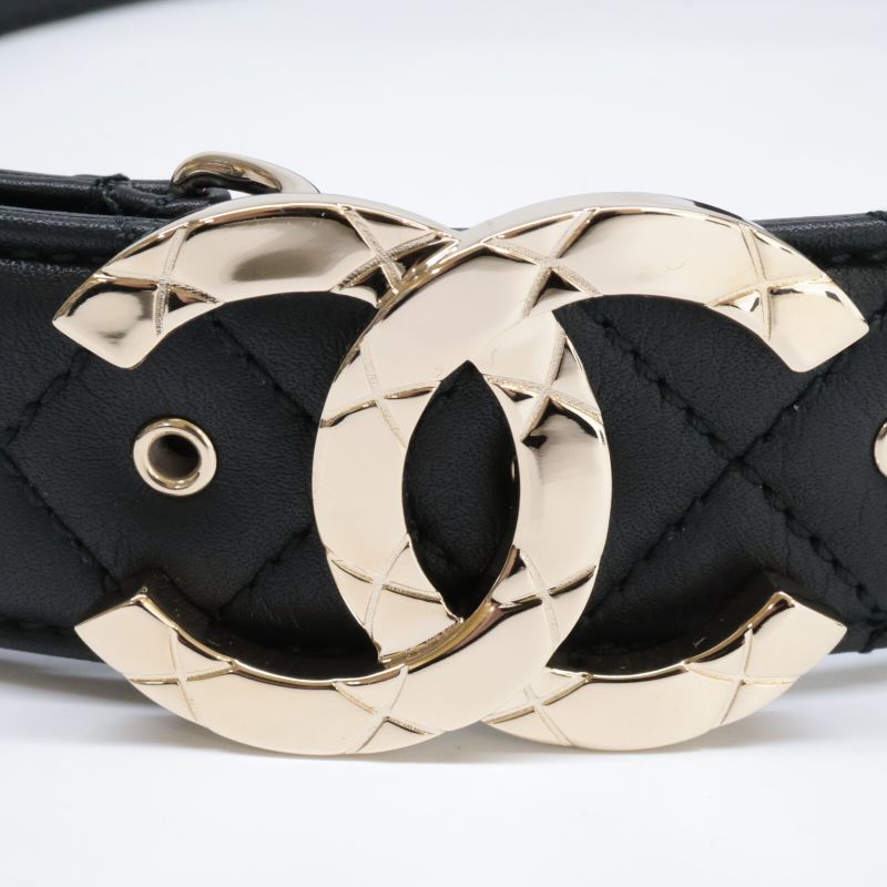 Same As Chanel B25 P Coco Mark Lambskin Matelasse 65 26