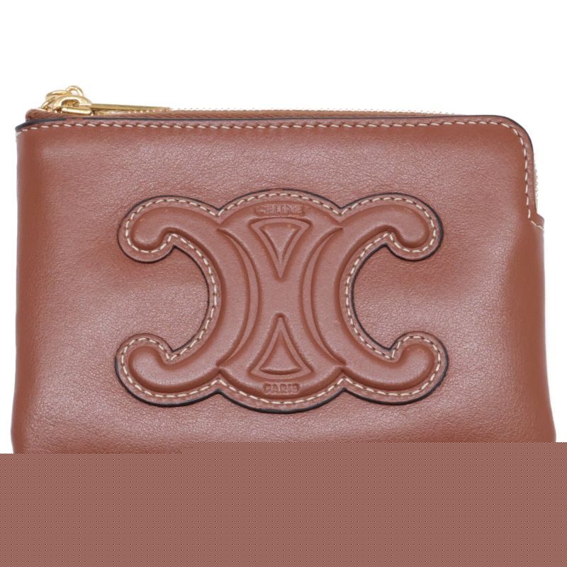 Celine 24 Years 10c663dr8.04lu Smooth Calfskin Coin Purse