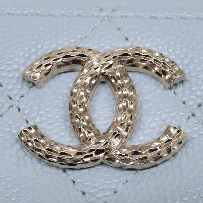 Chanel Ap4257 Caviar Skin Coco Mark Zip Wallet Fragment Case Card Case