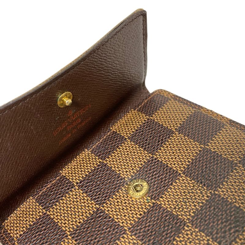 Louis Vuitton W Hook Wallet Damier Portomonebier Carto Cles Di N61652 Ebene
