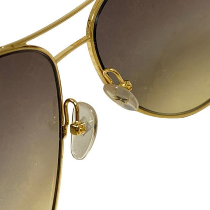 Louis Vuitton Sunglass Es Conspiracion Pilot 70164u Dark Brown X Gold Tortewass El