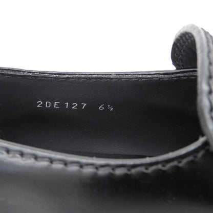 Prada Brushed Leather Triangle Loafers Shoes Men's Black 6 1 2 2de127 6.5